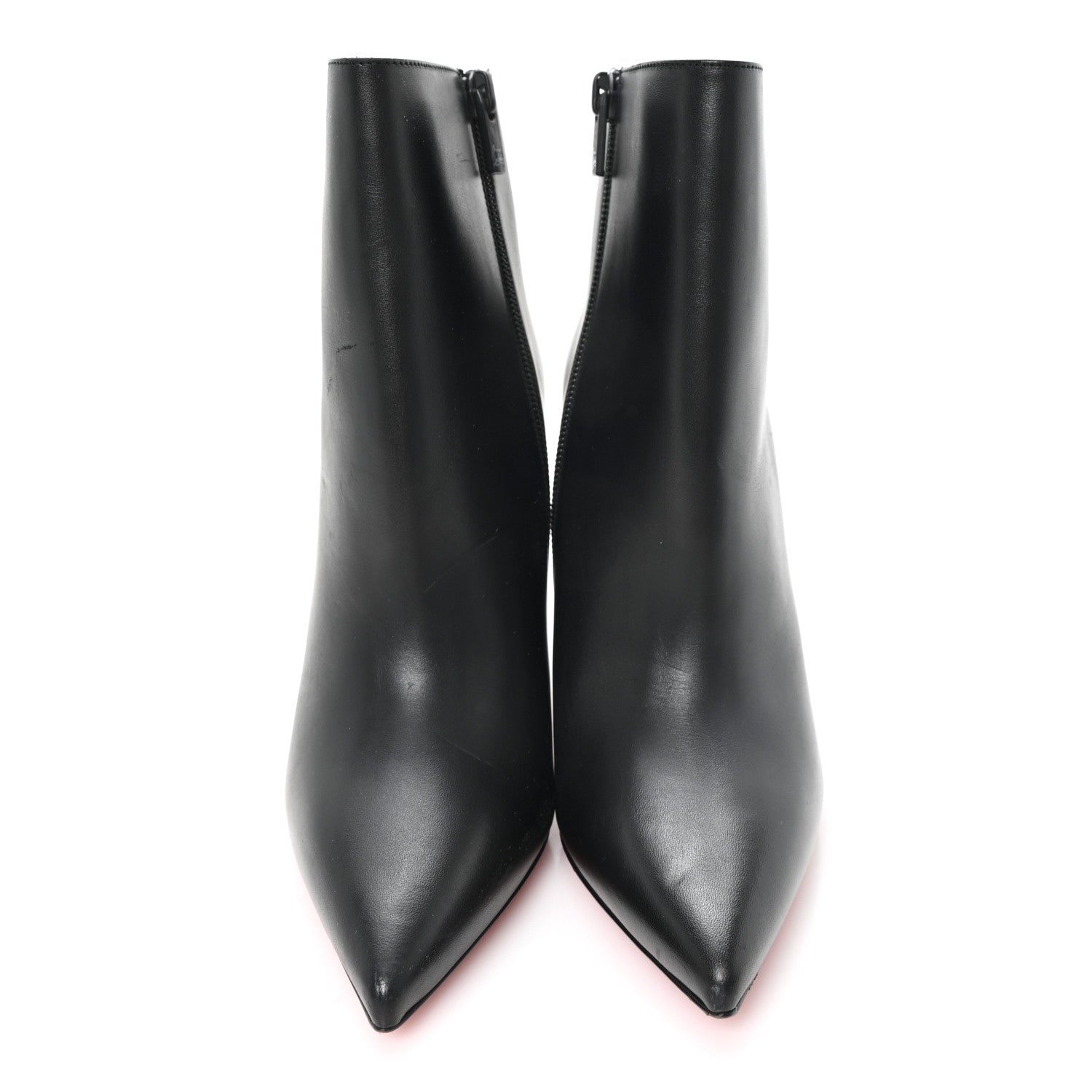Christian Louboutin Calfskin So Kate Booty 100 Ankle Boots 37.5 Black 3 of 9
