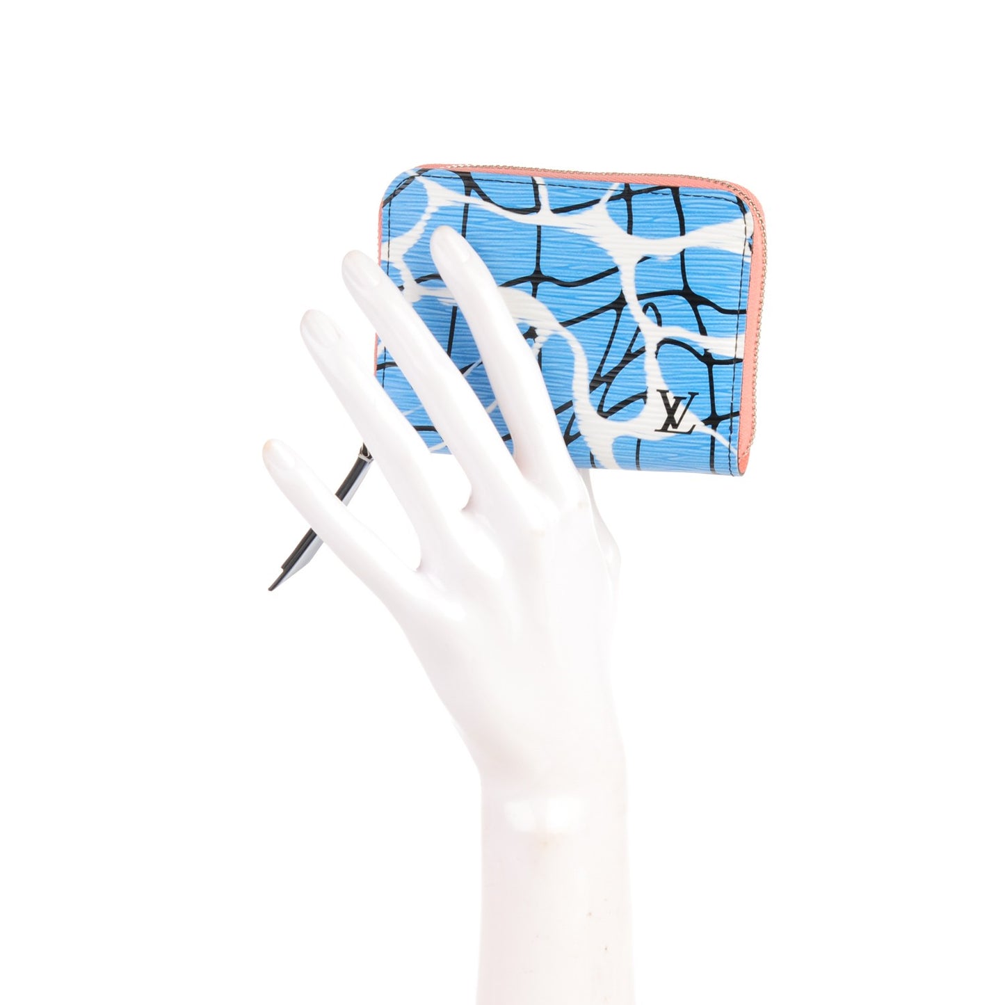 Epi Zippy Coin Purse Aqua
