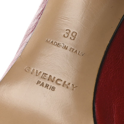 Givenchy Kangaroo Snakeskin Botte Show 95 Boots 39 Red 7 of 8
