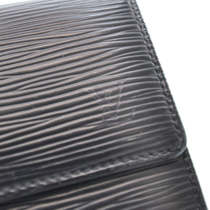 Louis Vuitton Epi Elise Wallet Black 5 of 10