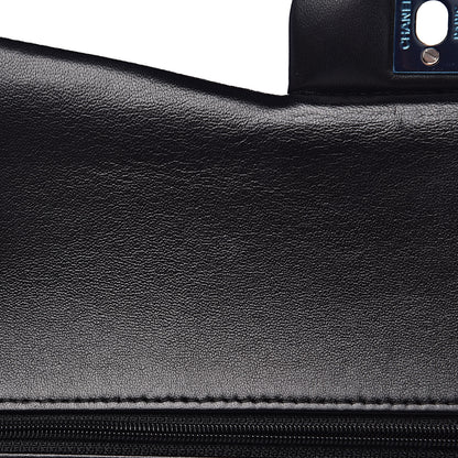 Chanel Lambskin Quilted Jumbo Double Flap Black 8 of 17
