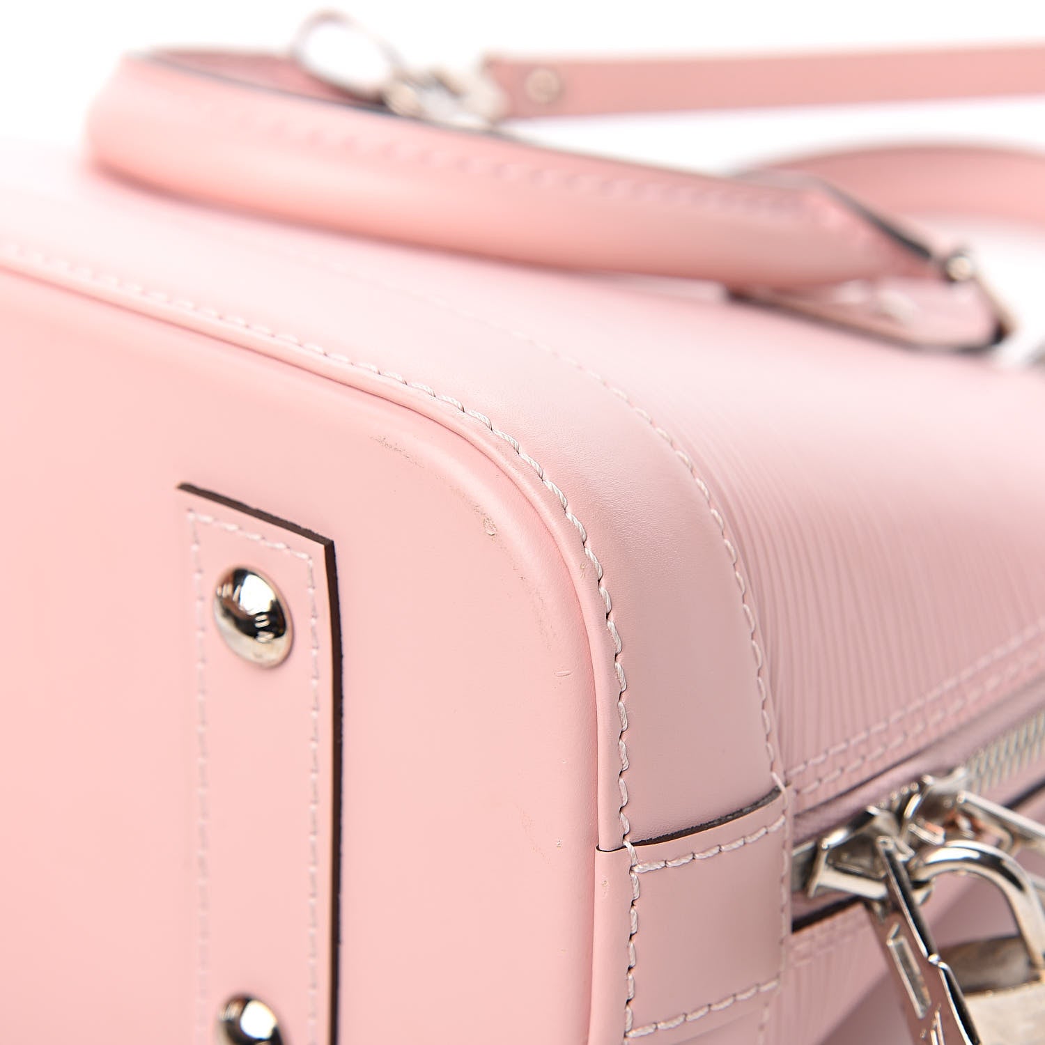 Louis Vuitton Epi Alma BB Rose Ballerine 10 of 12
