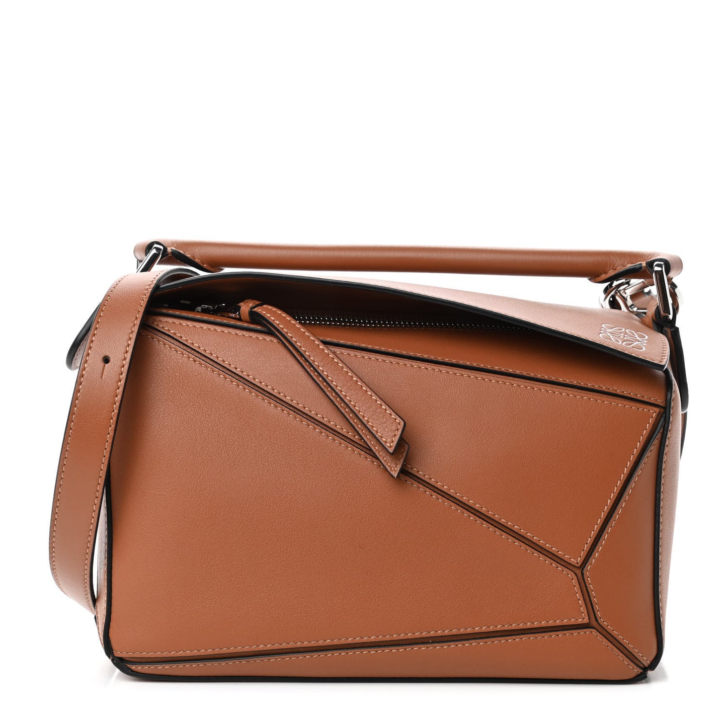 Calfskin Small Puzzle Bag Tan