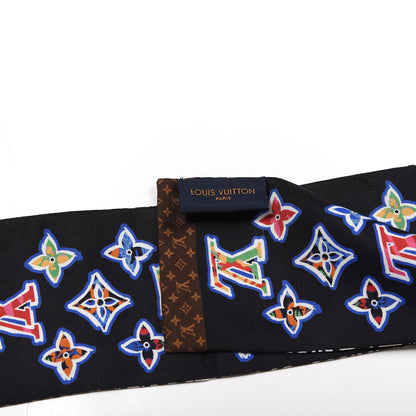 Louis Vuitton Silk Monogram ABC Bandeau Black 2 of 5