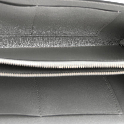 Hermes Metallic Chevre Chamkilight Kelly Wallet To Go Argent 5 of 10