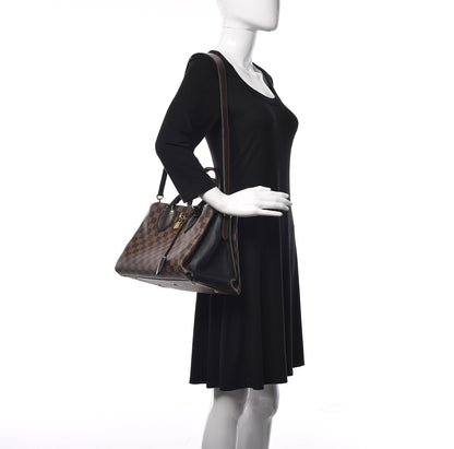Louis Vuitton Cuir Taurillon Damier Ebene Normandy Black 2 of 12