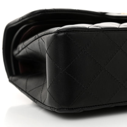 Chanel Lambskin Quilted Small Double Flap Black 9 of 11
