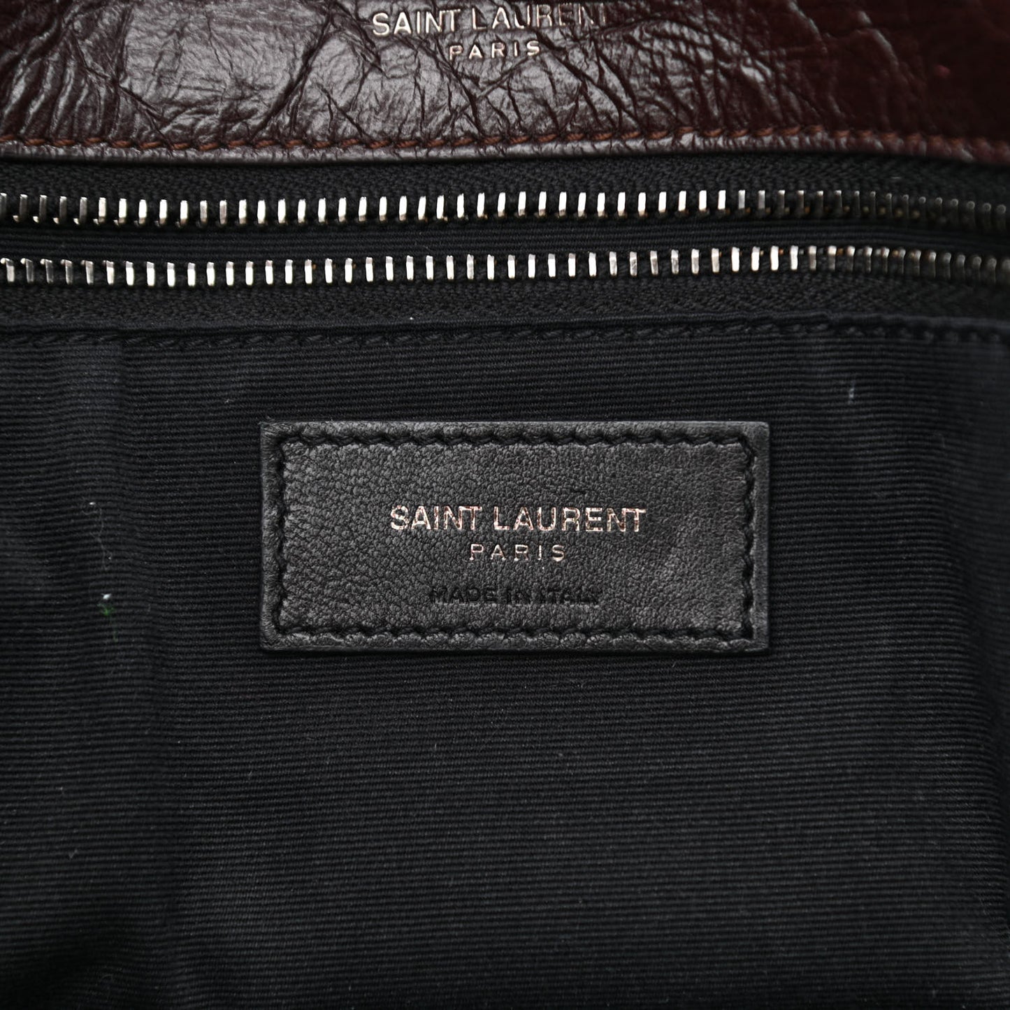 Crinkled Calfskin Matelasse Monogram Medium Niki Chain Satchel Western Moka
