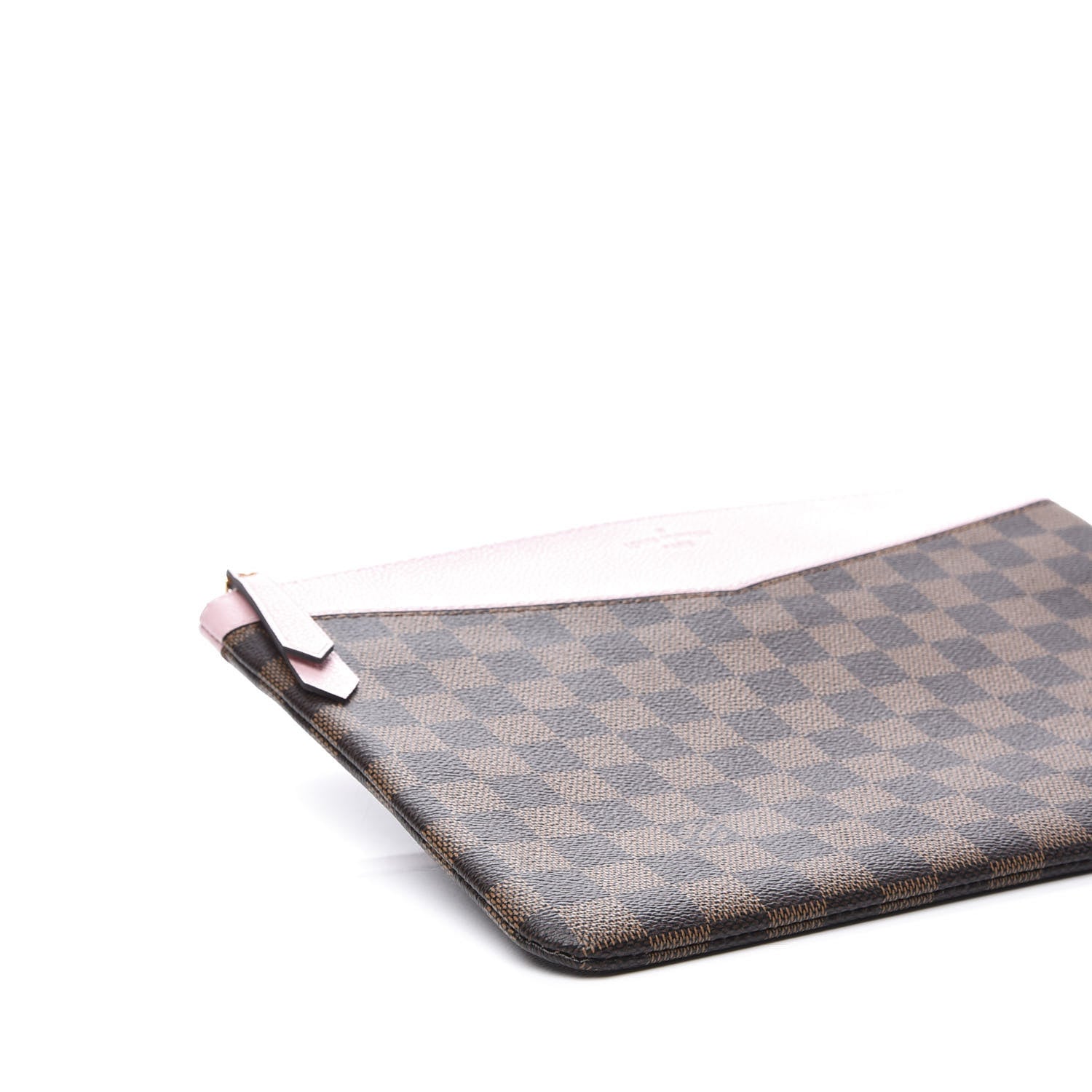 Louis Vuitton Damier Ebene Daily Pouch Rose Poudre 5 of 9