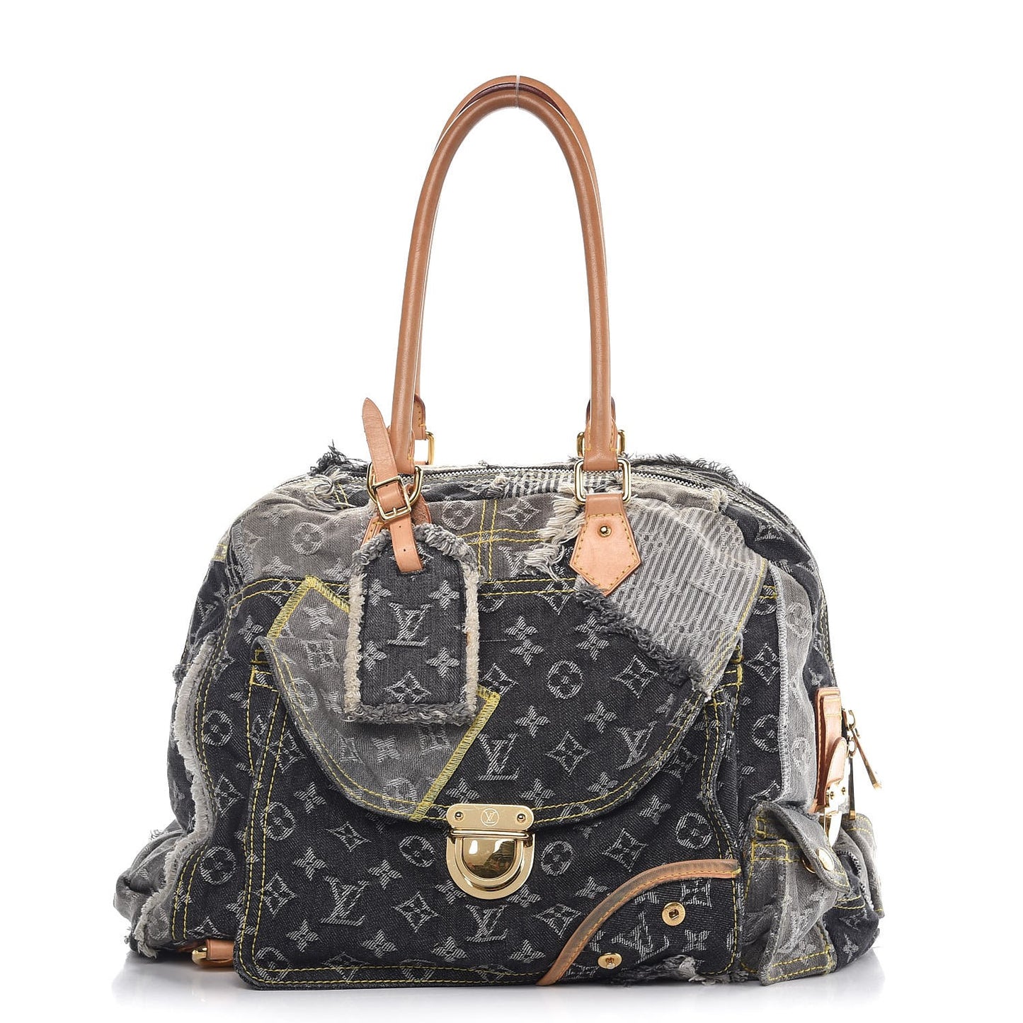 Denim Patchwork Bowly Black