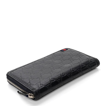 Gucci Guccissima Signature Continental Wallet Navy 3 of 6