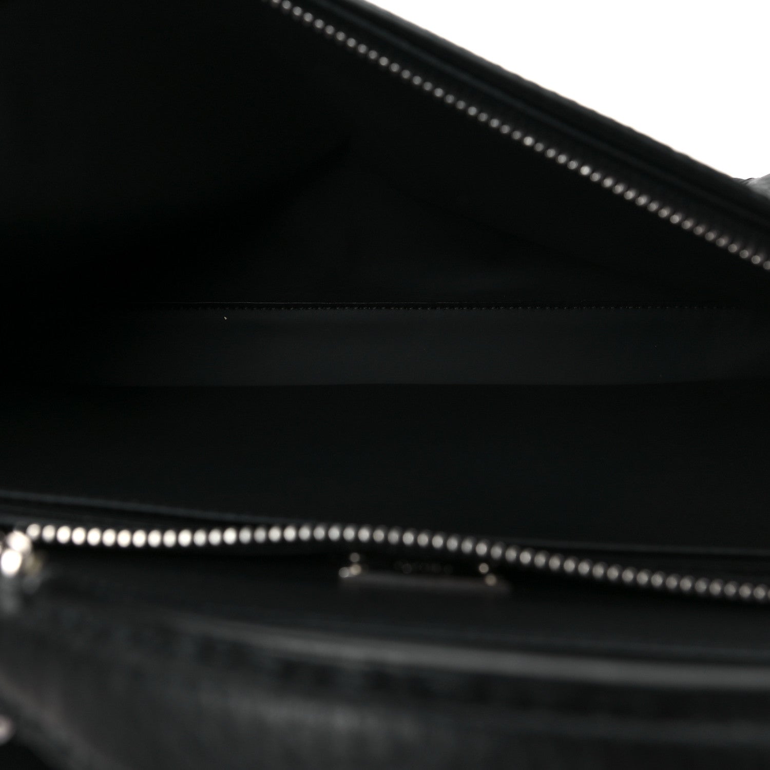Fendi Cuoio Romano Selleria Vitello Grace Glazed Fabric FF 1974 Large Peekaboo Iconic Essential Satchel Black 5 of 7