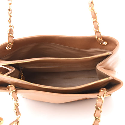 Chanel Caviar CC Shoulder Bag Beige 5 of 14