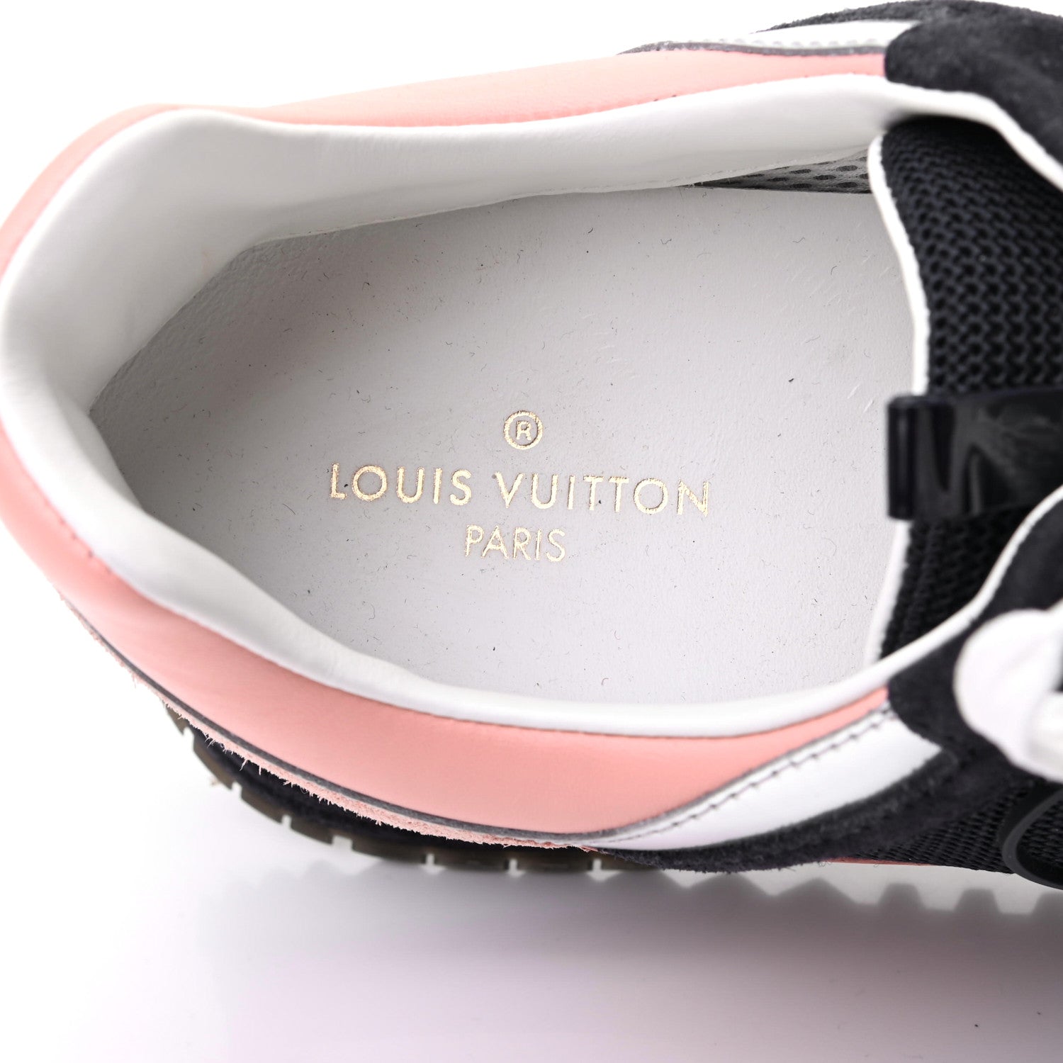 Louis Vuitton Suede Calfskin Run Away Sneakers 39 Blue Pink White 6 of 9