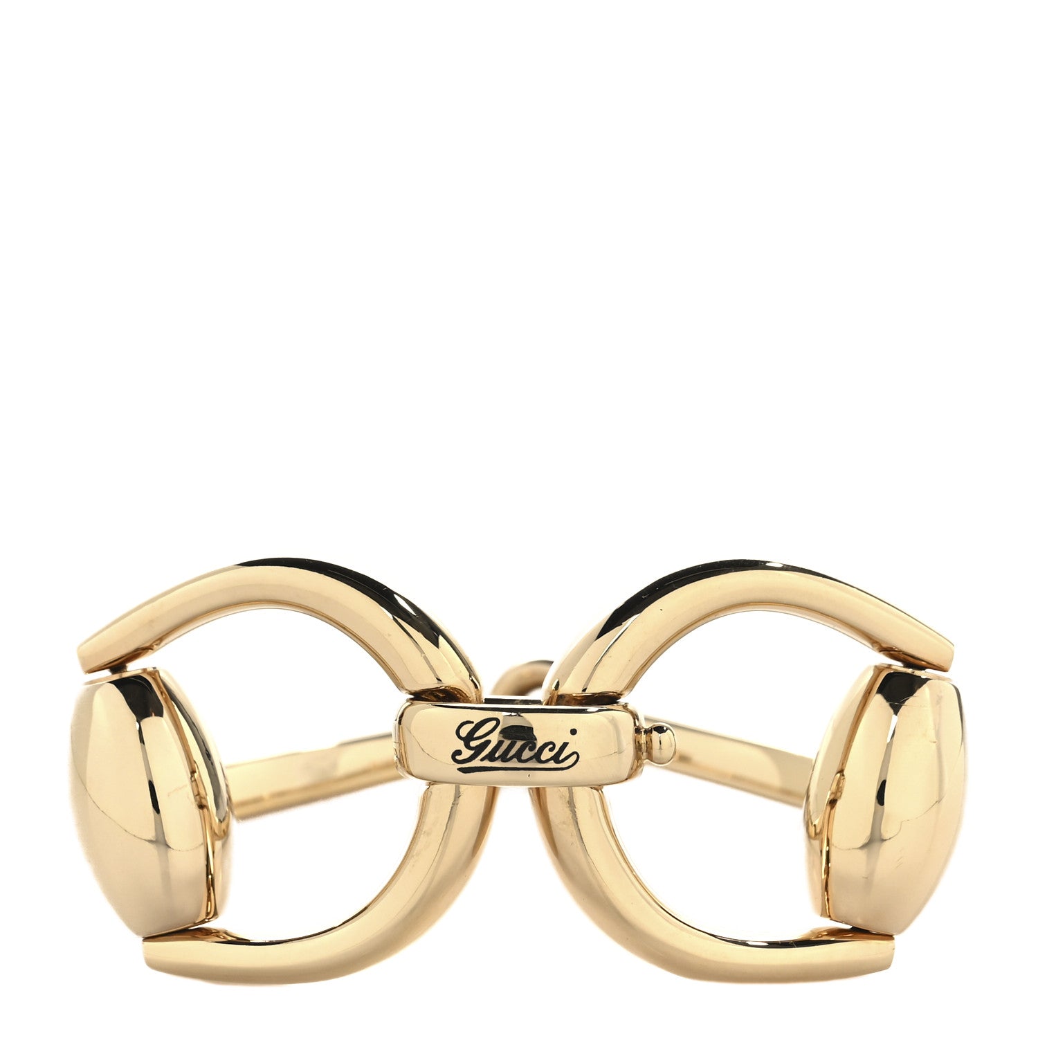 Gucci Metal Single Horsebit Bracelet L Gold 1 of 5