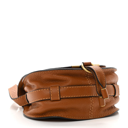 Chloe Calfskin Mini Marcie Round Crossbody Bag Tan 4 of 11