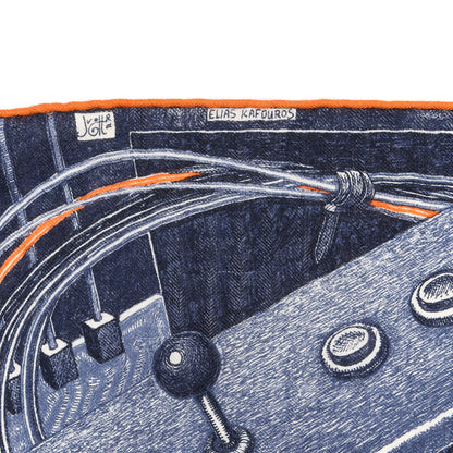 Hermes Cashmere Silk The Game Scarf 100 3 of 7