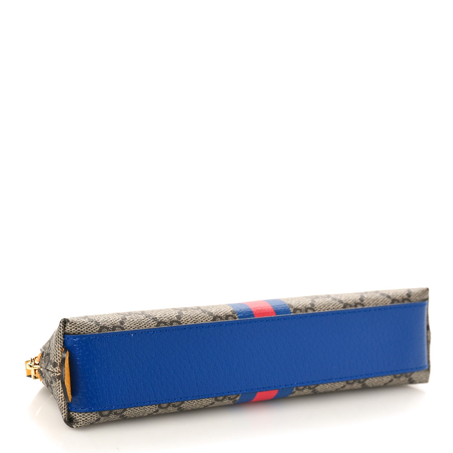 Gucci X DISNEY GG Supreme Monogram Web Daisy Donald Duck Pencil Case Blue 4 of 9