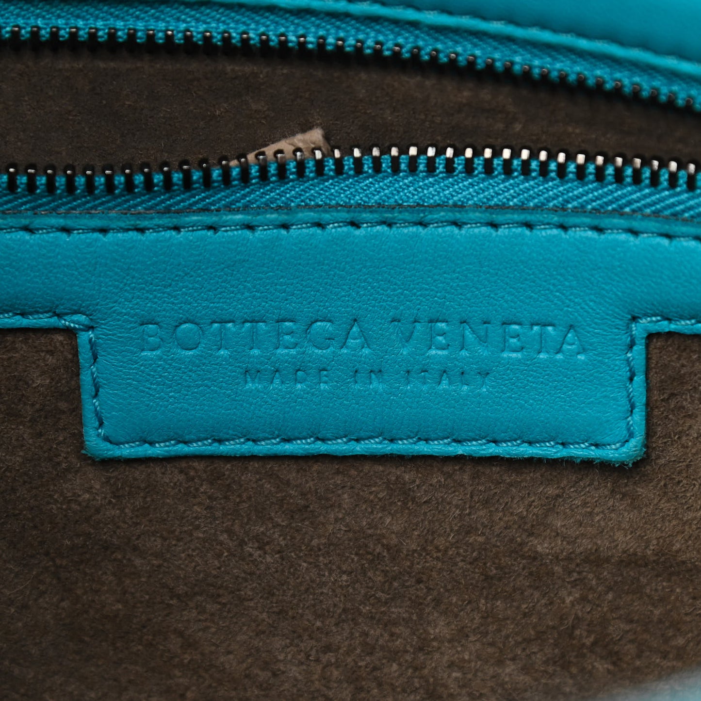 Nappa Intrecciato Large Veneta Hobo Turquoise