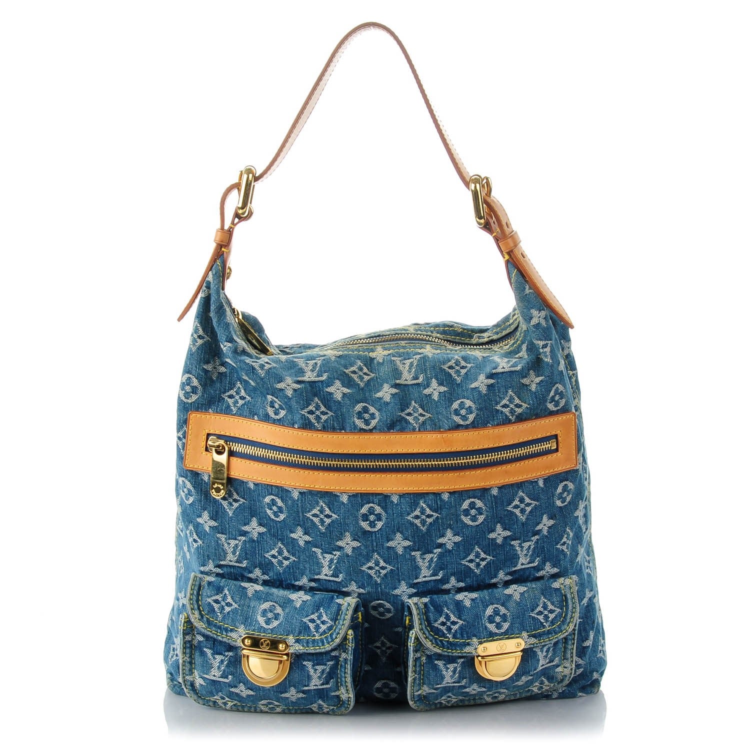 Louis Vuitton Denim Baggy GM Blue 1 of 9