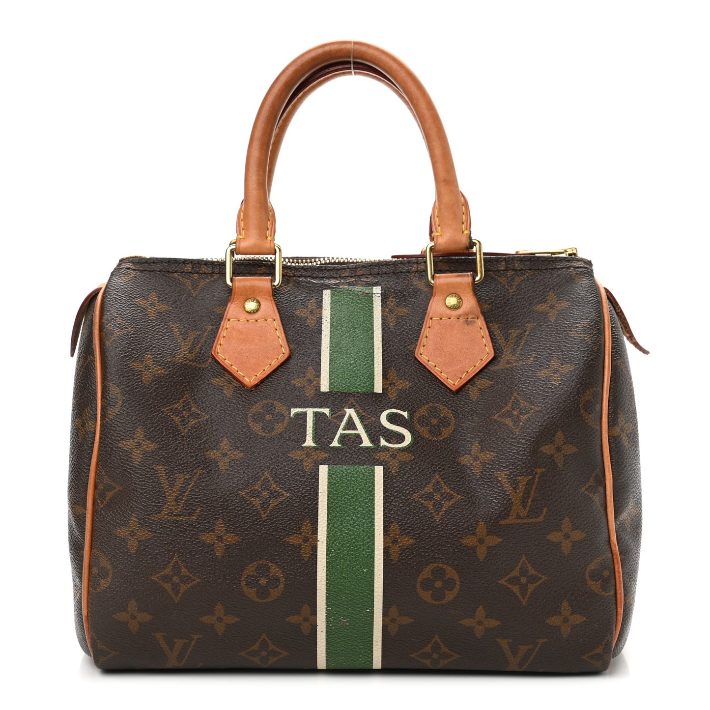 Monogram My LV Heritage Speedy 25 Vert Anglais White