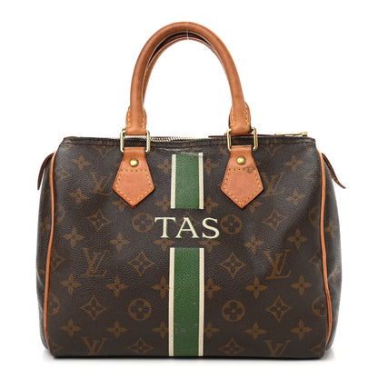 Louis Vuitton Monogram My LV Heritage Speedy 25 Vert Anglais White 1 of 18