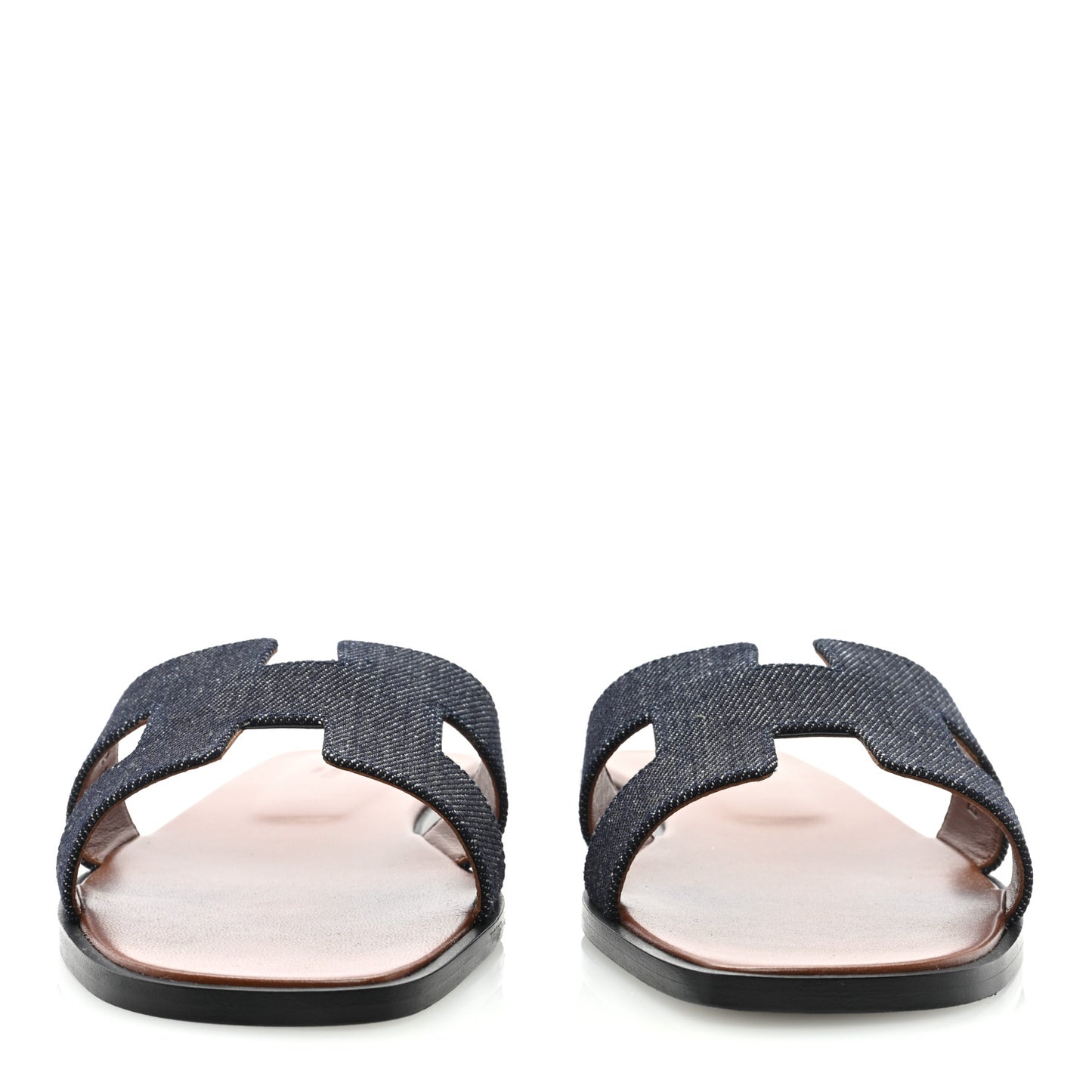 Denim Canvas Oran Sandals 41 Bleu Brut