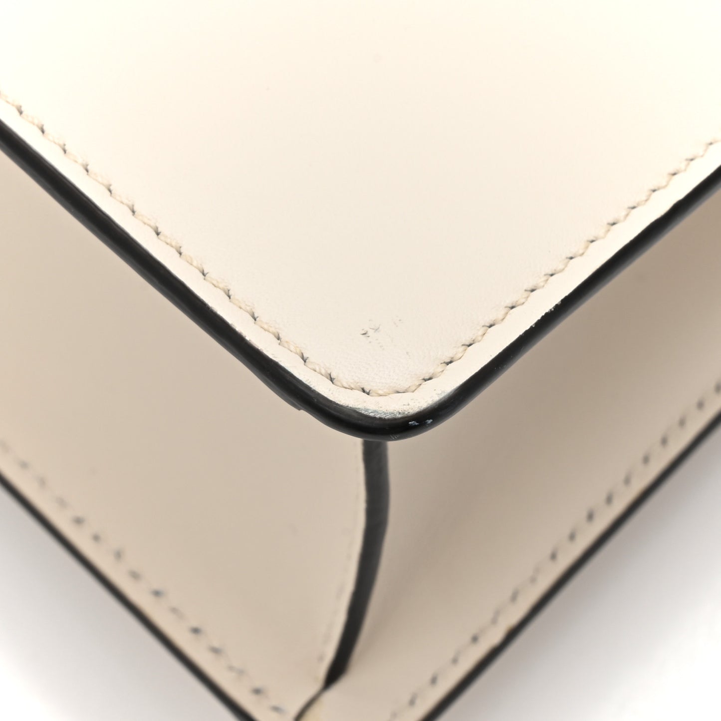 Calfskin Small Sylvie Shoulder Bag Off White