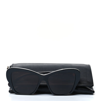 Chanel Acetate Lambskin CC Sunglasses 5457-Q-B Black 10 of 10