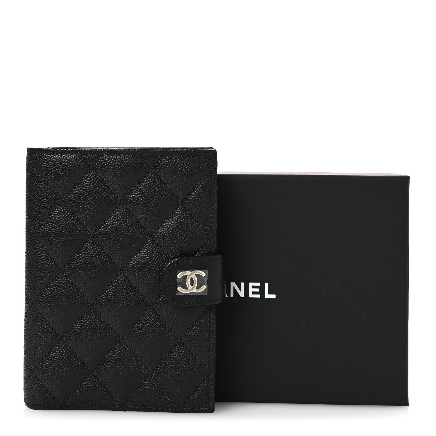 Chanel Caviar Quilted Passport Holder Black 9 of 9