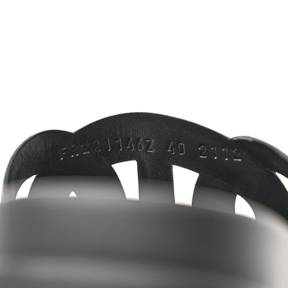 Hermes Nappa Extra Sandals 40 Black 7 of 9