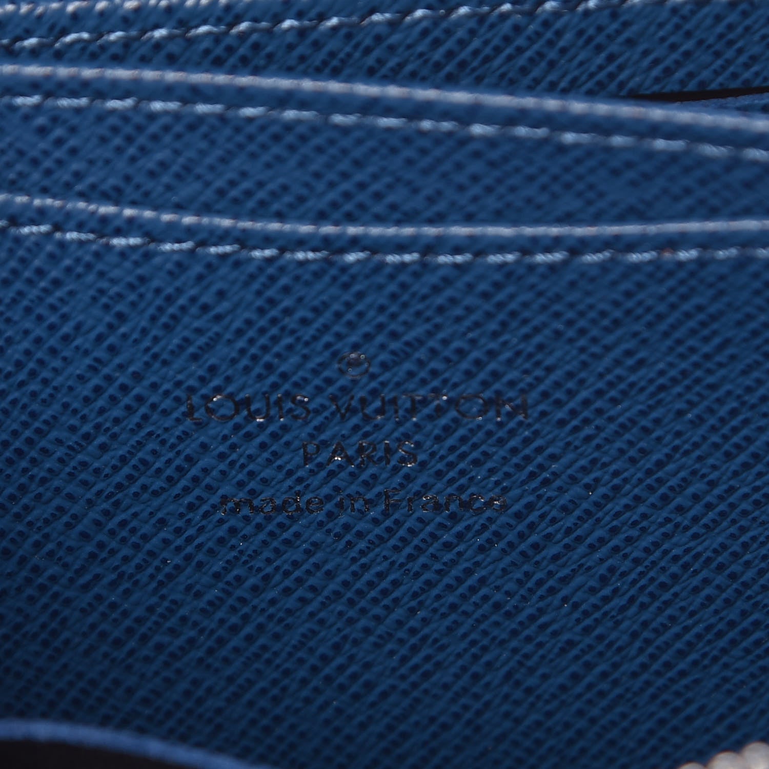 Louis Vuitton Epi Zippy Coin Purse Saphir 6 of 8