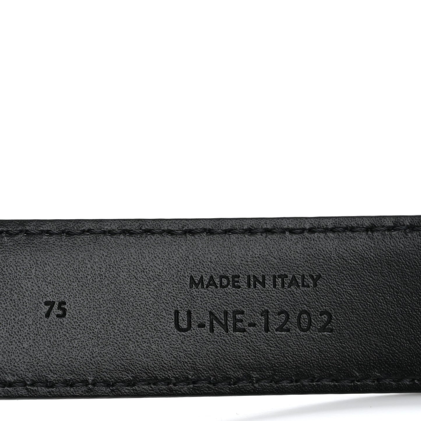 Taurillon Calfskin Medium Triomphe Belt 75 30 Black