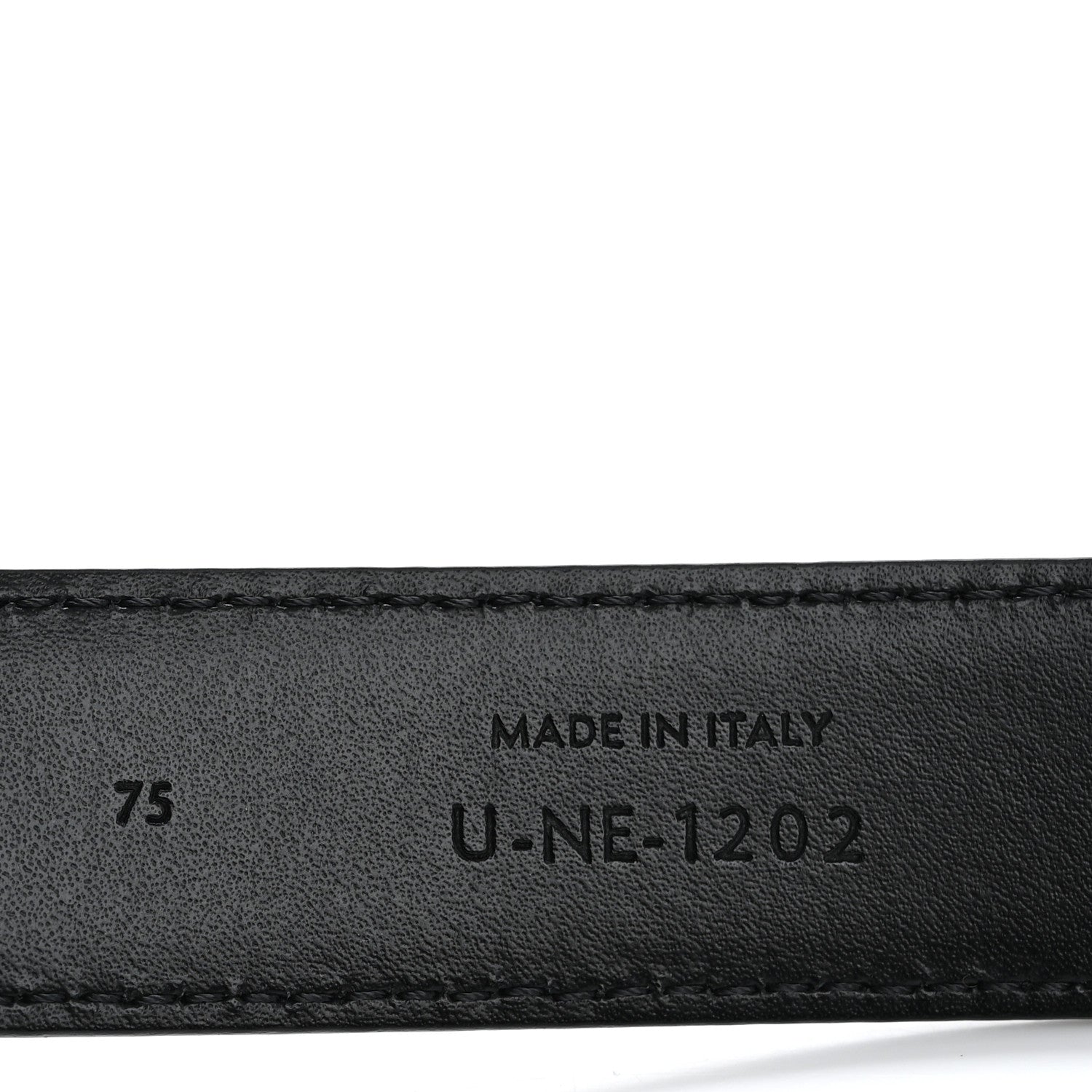 Celine Taurillon Calfskin Medium Triomphe Belt 75 30 Black 6 of 8