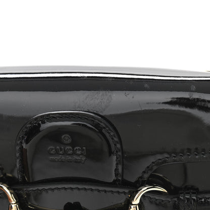 Gucci Patent Small Emily Chain Shoulder Bag Black 11 of 12
