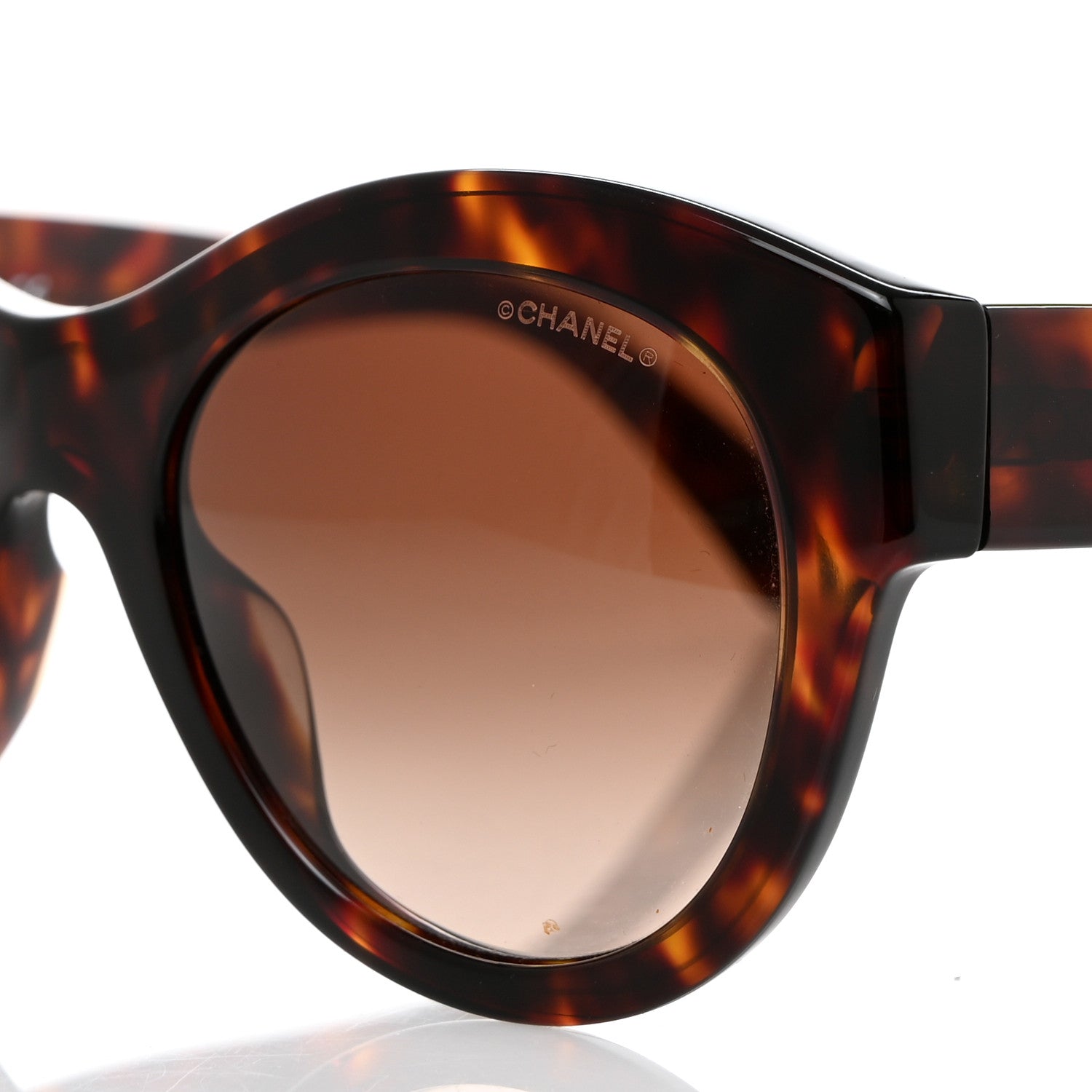 Chanel Acetate Butterfly Sunglasses 5371-A Tortoise 7 of 8