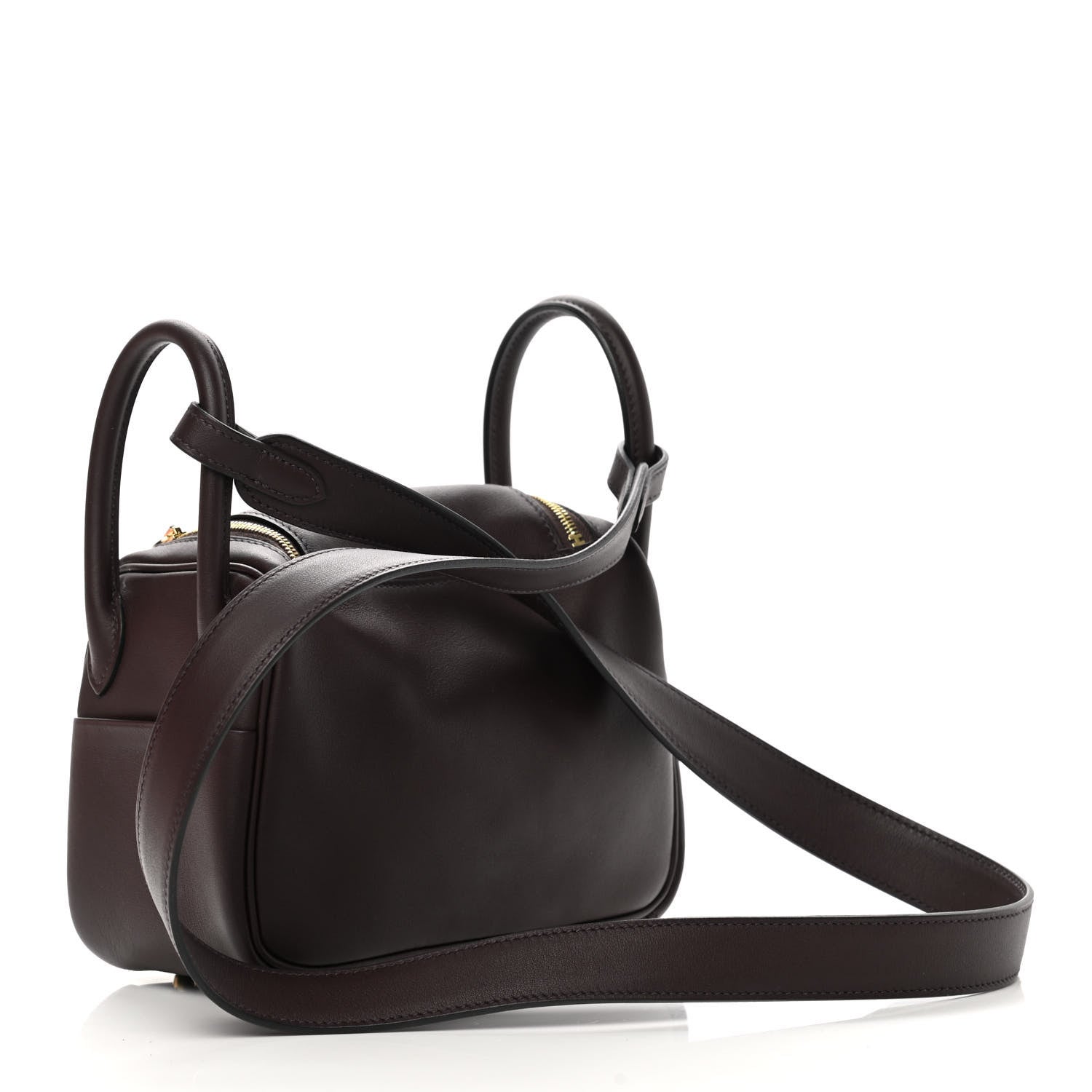 Hermes Swift Verso Mini Lindy 20 Rouge Sellier Bleu Saphir 2 of 14