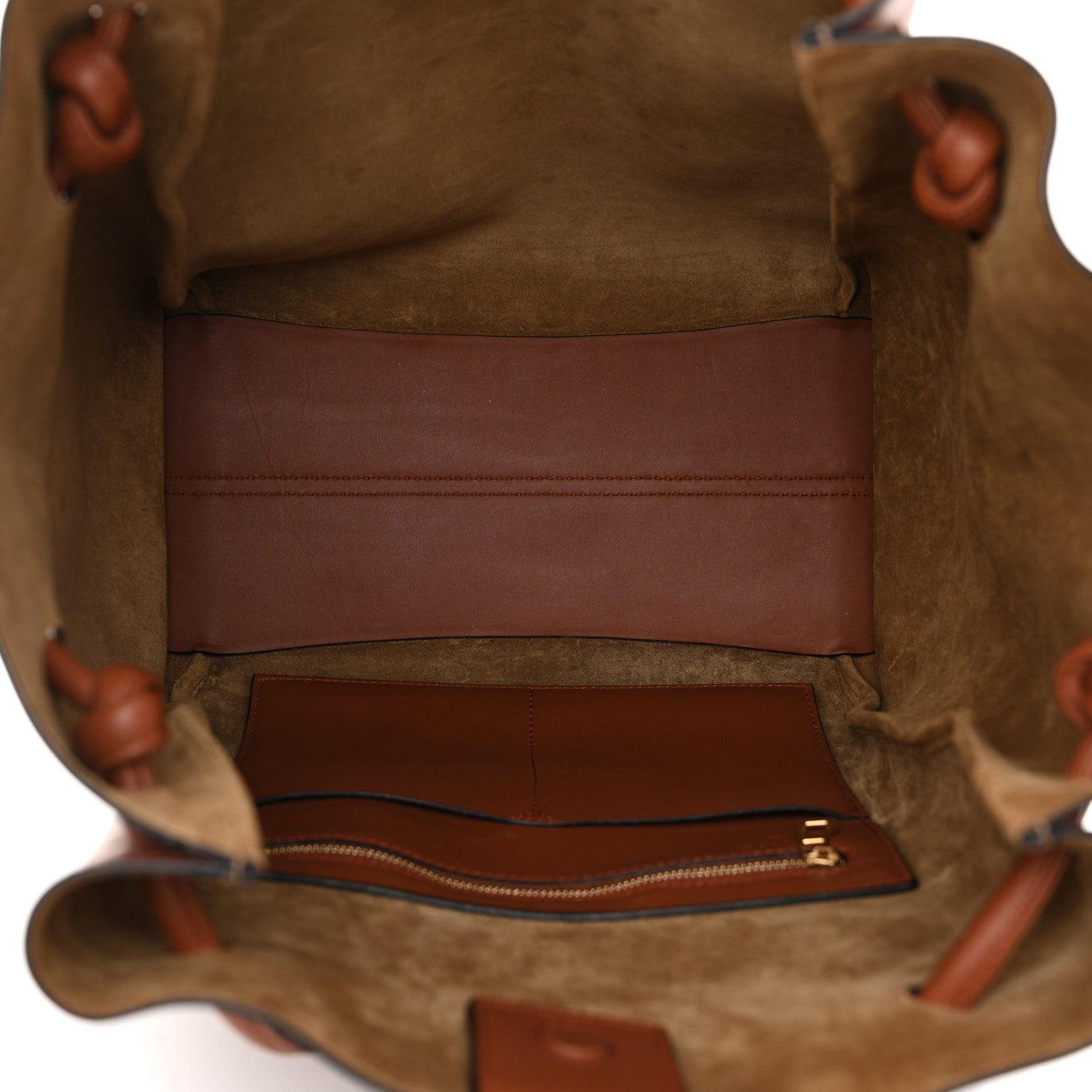 Loewe Calfskin Medium Flamenco Knot Bag Rust 5 of 14