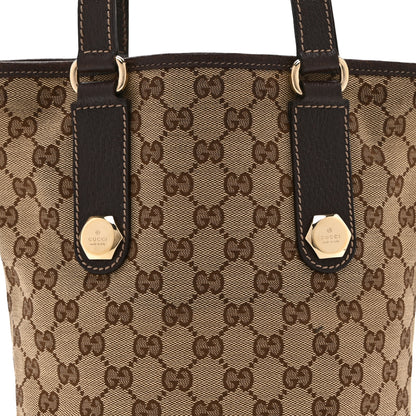 Gucci Monogram Small Charmy Tote Dark Brown 8 of 10