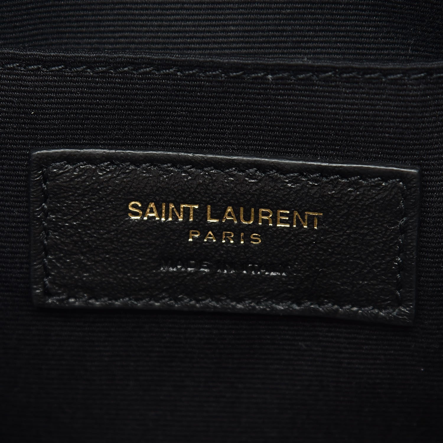 Saint Laurent Calfskin Matelasse Monogram Lou Camera Bag Black 6 of 10