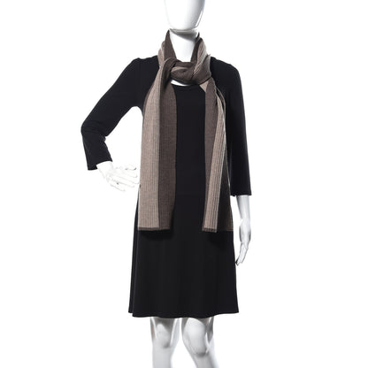Gucci Wool Web Interlocking G scarf Brown Beige 2 of 4
