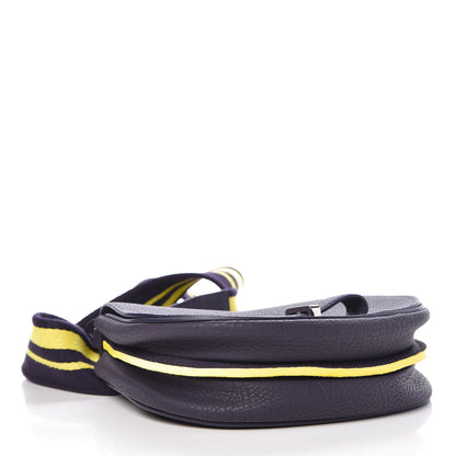 Delvaux Crispy Calfskin Mini Le Mutin Saddle Navy 4 of 9