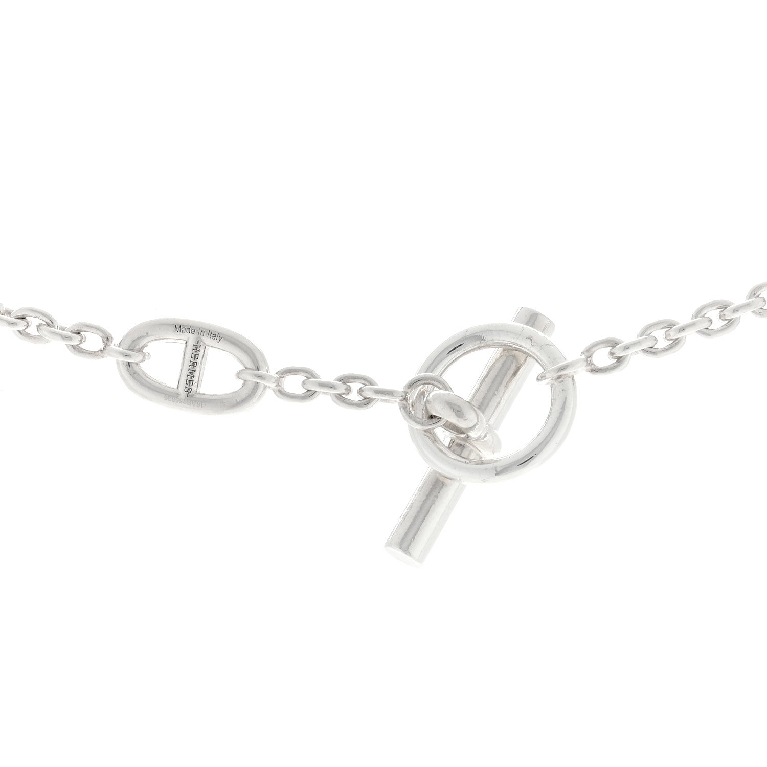 Hermes Sterling Silver Farandole Necklace 120 4 of 4