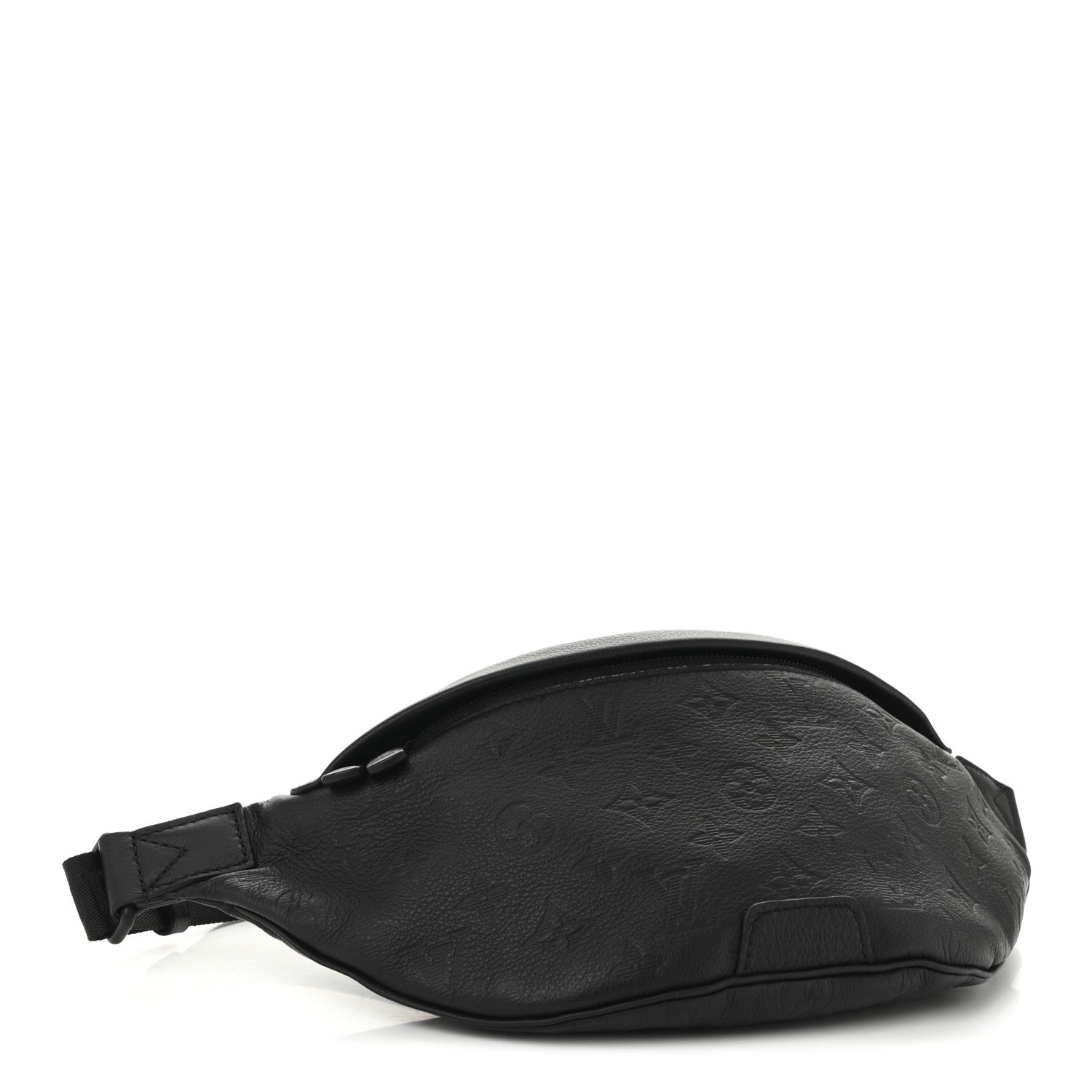 Louis Vuitton Calfskin Monogram Shadow Discovery Bumbag Black 4 of 10