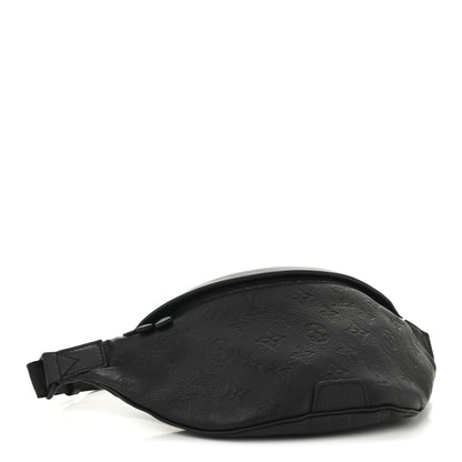 Louis Vuitton Calfskin Monogram Shadow Discovery Bumbag Black 4 of 10
