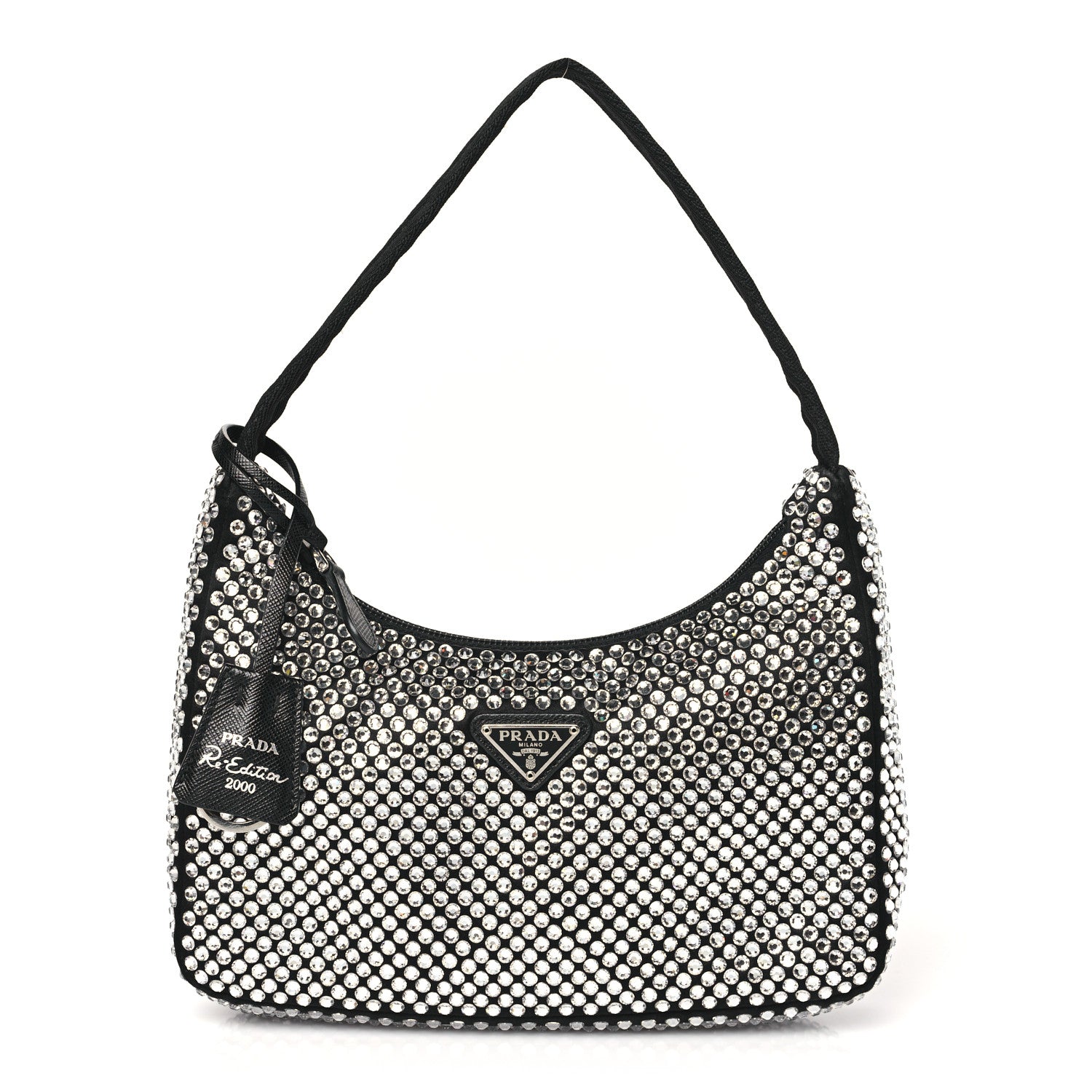 Prada Satin Crystal Mini Re-Edition 2000 Bag Cristal 1 of 9