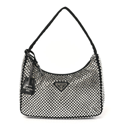 Prada Satin Crystal Mini Re-Edition 2000 Bag Cristal 1 of 9