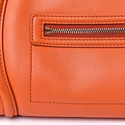 Celine Smooth Calfskin Mini Luggage Bright Orange 26 of 32