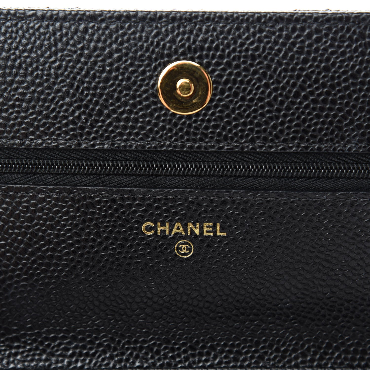 Chanel Caviar Quilted Wallet On Chain WOC Black 8 of 12