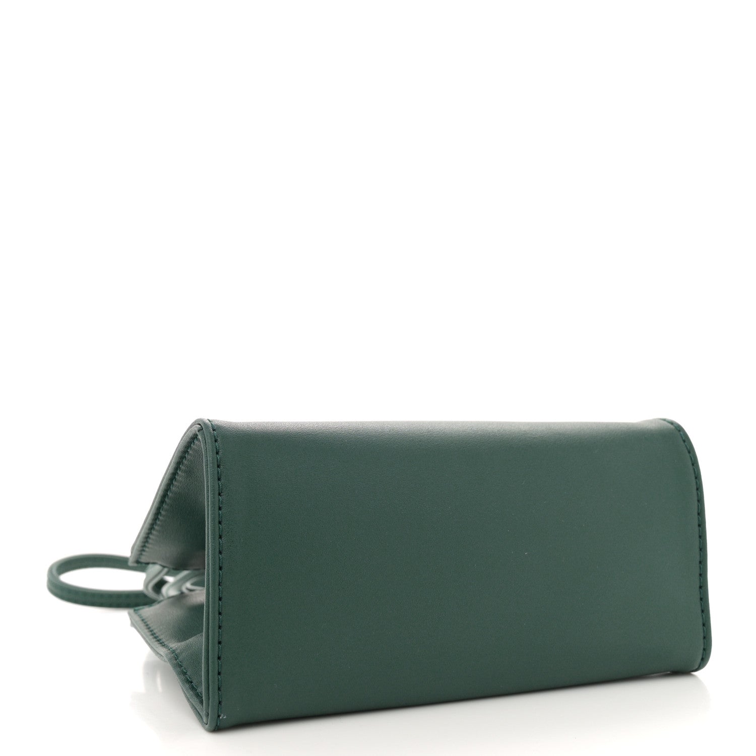 Telfar Vegan Leather Small Shopping Bag Dark Olive 4 of 9